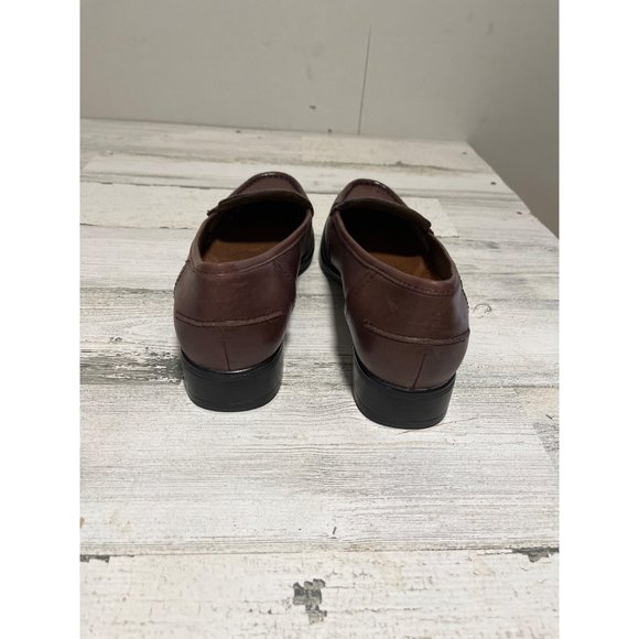 Hush Puppies Woman’s brown leather slip on loafer size 9 M - Picture 3 of 7
